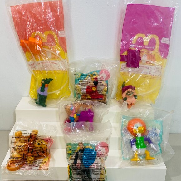 7 VNTG MCDONALDS TOYS TinyToon/Tigger/Pooh/Mickey/Dinosaurs/Phillip, Sealed Pkgs - Picture 2 of 3